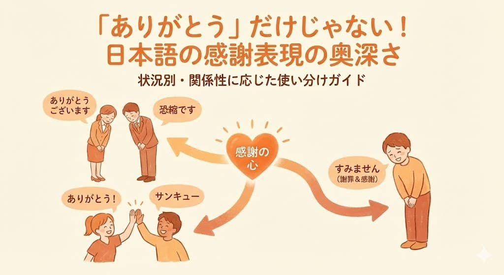 「ありがとう」だけじゃない！日本語の感謝表現の奥深さ
