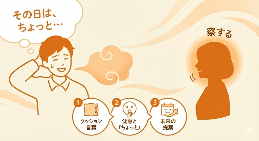 もう気まずくならない！「NO」と言わずに断る魔法の言葉「ちょっと…」完全マスター